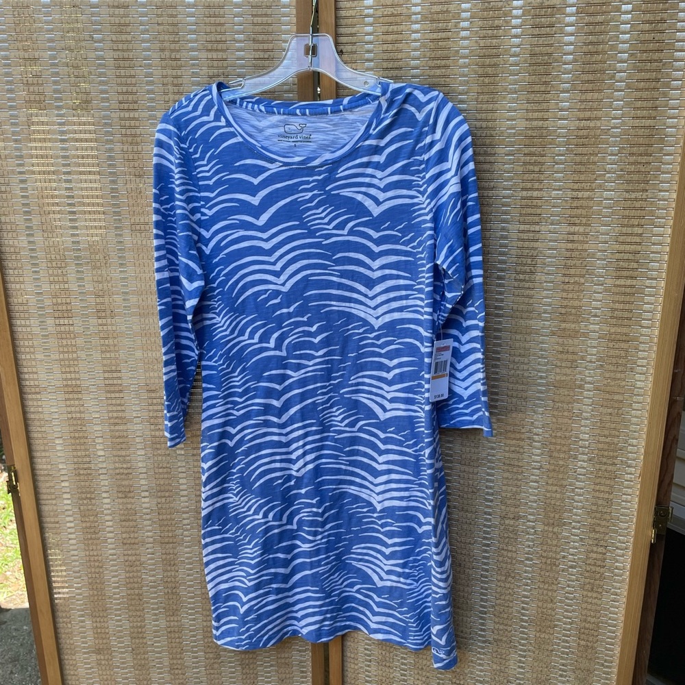 Vineyard Vines Dress Size S in Blue. NWT